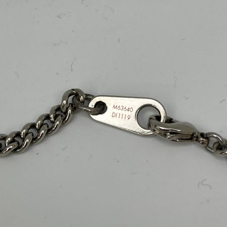 LOUIS VUITTON ルイヴィトン コリエ・プラーク モノグラム・エクリプス チェーン ネックレス M63640 長さ調節用金具破損