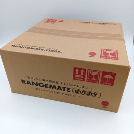  Muk レンジメート エブリ RANGEMATE EVERY 電子レンジ専用調理器具 レッド