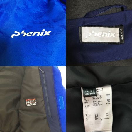  PHENIX フェニックス  スキーウェア上下セット　PS8722P31  ブルー×ネイビー サイズXL