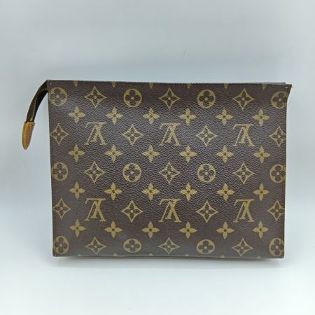  LOUIS VUITTON ルイヴィトン モノグラム ポッシュ・トワレット 26 ポーチ コスメポーチ M47542 ブラウン