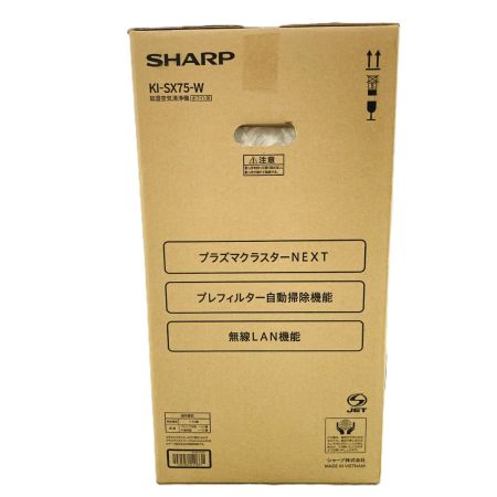  SHARP シャープ プラズマクラスター 加湿空気清浄機 KI-SX75-W