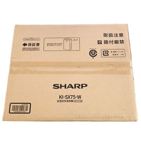  SHARP シャープ プラズマクラスター 加湿空気清浄機 KI-SX75-W