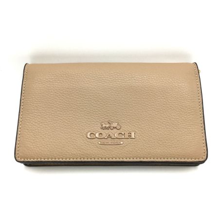  COACH コーチ  アンナ フォルドオーバー ショルダーバッグ クロスボディ CE212 ベージュ
