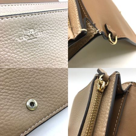  COACH コーチ  アンナ フォルドオーバー ショルダーバッグ クロスボディ CE212 ベージュ
