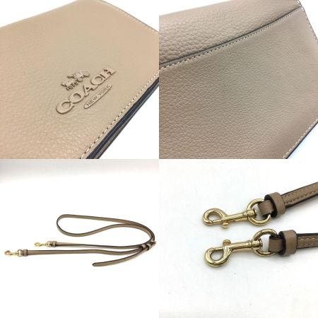 COACH コーチ  アンナ フォルドオーバー ショルダーバッグ クロスボディ CE212 ベージュ