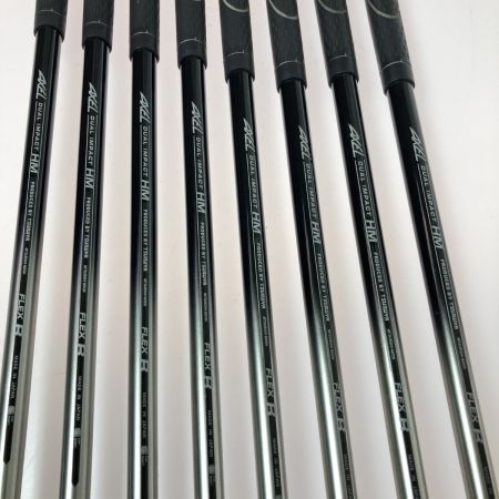 TSURUYA つるやゴルフ AXEL DUAL IMPACT 5-9.P.AS.S 8本 アイアンセット フレックスR