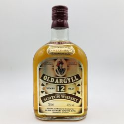 ◎◎  OLD ARGYLL オールド アーガイル 12年 ウイスキー スコッチ 750ml 43% Sランク 未開栓