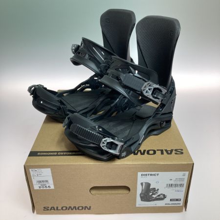 SALOMON サロモン スノーボード ビンディング DISTRICT ディストリクト サイズM 22-23年モデル L41776000 ブラック 箱付