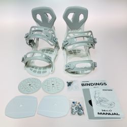 ◎◎ XCMAN 360 seco リアステップ式 スノーボードビンディング サイズM 男女兼用 ホワイト Bランク