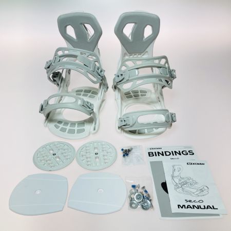  XCMAN 360 seco リアステップ式 スノーボードビンディング サイズM 男女兼用 ホワイト
