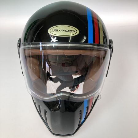   HORIZON HELMETS フルフェイスヘルメット サイズM トリコロールxブラック