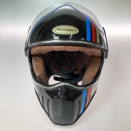   HORIZON HELMETS フルフェイスヘルメット サイズM トリコロールxブラック