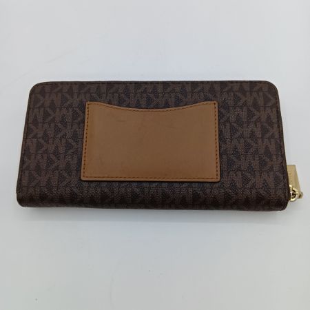  MICHAEL KORS マイケルコース ラウンドファスナー 長財布 34H1GT9E8B ブラウン