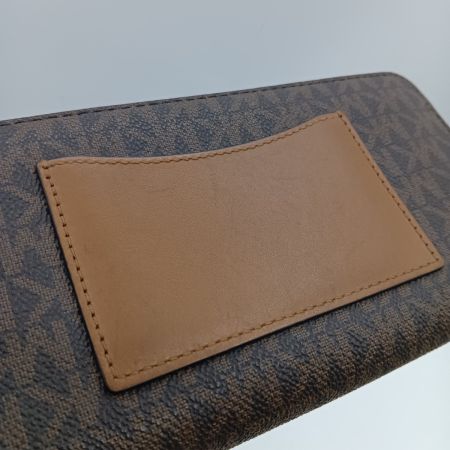  MICHAEL KORS マイケルコース ラウンドファスナー 長財布 34H1GT9E8B ブラウン