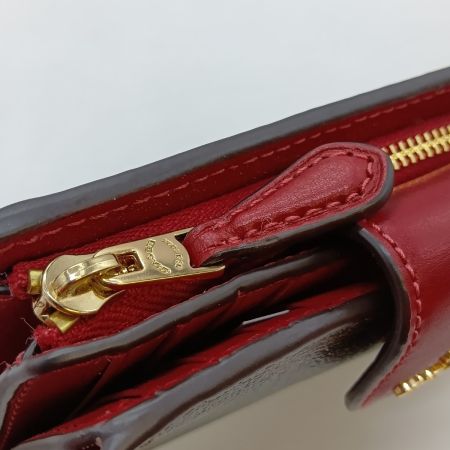  COACH コーチ ミディアム コーナー ジップ ウォレット シグネチャー 2つ折り財布 C0082 ブラウン