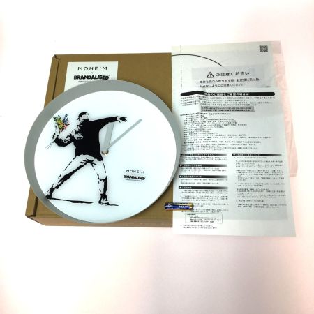   HOHEIM BRANDALISED　コラボ商品　 バンクシー壁掛け時計
