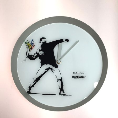   HOHEIM BRANDALISED　コラボ商品　 バンクシー壁掛け時計