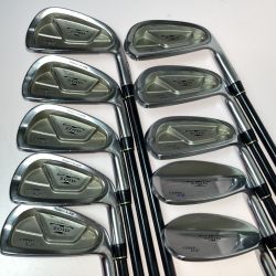 ◎◎ MIZUNO ミズノ T-ZOID COMP EZ 3-9.P.F.S 10本 アイアンセット フレックスR 6.7番シャフト内に異物あり Cランク