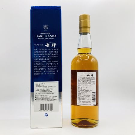 【北海道内限定発送】 MARS マルス ウイスキー 岳樺 ブレンド モルト ウイスキー 700ml 43% 箱付 196 未開栓