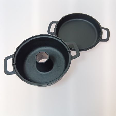  岩鋳 南部鉄器 パン焼器 鉄イモノ ブラック