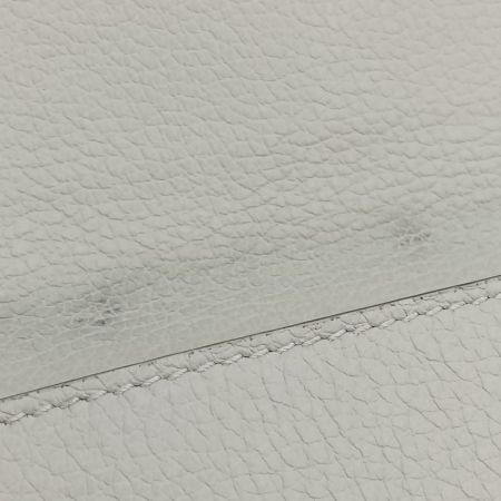  GUCCI グッチ エンボスロゴ ミニウォレット 3つ折り財布 731694 アイボリー