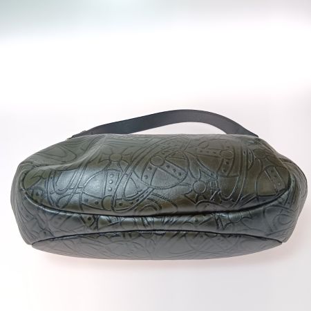  Vivienne Westwood ヴィヴィアン・ウエストウッド オーブ柄 ショルダーバッグ ブラック