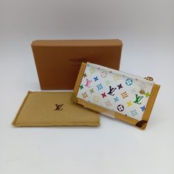 ◎◎ LOUIS VUITTON ルイヴィトン モノグラム・マルチカラー ポシェットクレ コインケース 箱付 M92655 マルチカラー Bランク