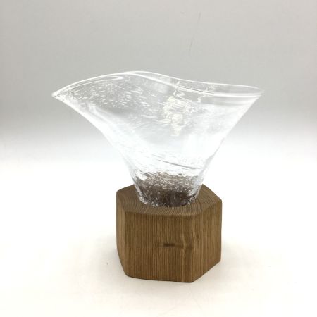  淳工房 木グラス 春霞 秋時雨 片口 小 樹種：エンジュ　旭川グラス