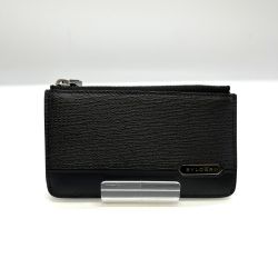 ◎◎ BVLGARI ブルガリ キーリング付き コインケース セルペンティ スカリエマン 282774 ブラック Aランク