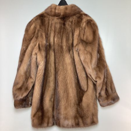  SAGA MINK 毛皮 ミンクコート レディース サイズ11 ブラウン