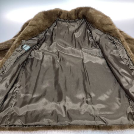  SAGA MINK 毛皮 ミンクコート レディース サイズ11 ブラウン