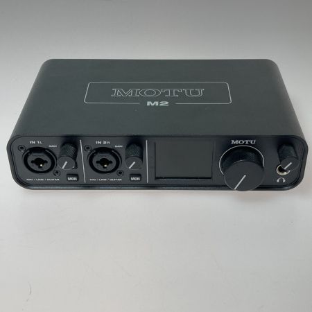  MOTU M2 2in 2out USB-C オーディオインターフェース 本体のみ 通電のみ確認 ジャンク M2