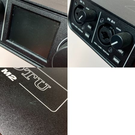  MOTU M2 2in 2out USB-C オーディオインターフェース 本体のみ 通電のみ確認 ジャンク M2