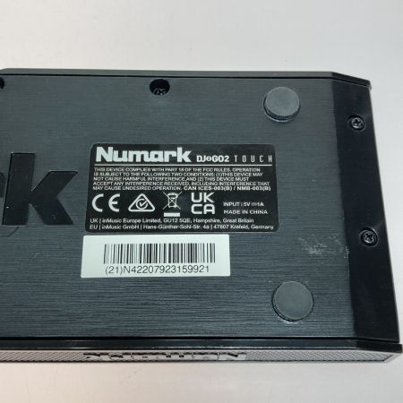  Numark DJ2GO2 Touch DJコントローラー 本体のみ 通電のみ確認 動作未確認 ジャンク