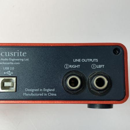  Focusrite フォーカスライト Scarlett 2i2 オーディオインターフェース 本体のみ 動作未確認 ジャンク