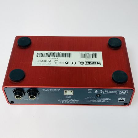  Focusrite フォーカスライト Scarlett 2i2 オーディオインターフェース 本体のみ 動作未確認 ジャンク