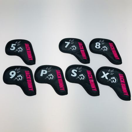  Jack Bunny!! ジャックバニー ドラえもん コラボ アイアンカバー 7個セット 6番カバー欠品 262-4284009 010 ブラック