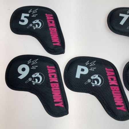  Jack Bunny!! ジャックバニー ドラえもん コラボ アイアンカバー 7個セット 6番カバー欠品 262-4284009 010 ブラック