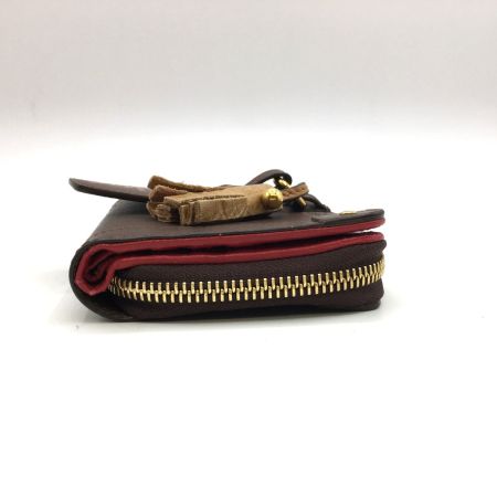  Chloe クロエ エデン レザー フリッジ二つ折り 財布 ウォレット  ブラウン