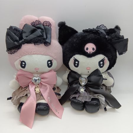  sanrio サンリオ 秘密のメロクロ マイメロディ クロミ セット ぬいぐるみ