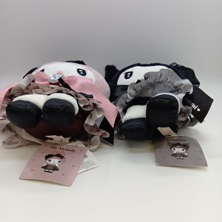  sanrio サンリオ 秘密のメロクロ マイメロディ クロミ セット ぬいぐるみ