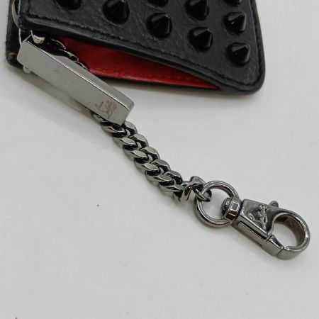  Christian Louboutin クリスチャンルブタン フラグメントケース コインケース カードケース スタッズ ブラック