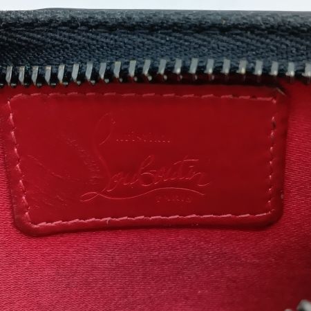  Christian Louboutin クリスチャンルブタン フラグメントケース コインケース カードケース スタッズ ブラック