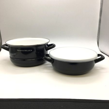  DEAN & DELUCA キャセロールL ブラック 18cm