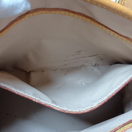  LOUIS VUITTON ルイヴィトン モノグラム プチ・バケット トートバッグ M42238 ブラウン ポーチ欠品 べたつき有