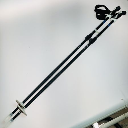  KIZAKI キザキ スキーストック プロシードTLアルミ KPAH-9010 ブラック 100-125cm 伸縮式 2本セット