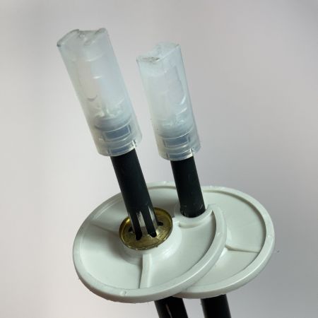  KIZAKI キザキ スキーストック プロシードTLアルミ KPAH-9010 ブラック 100-125cm 伸縮式 2本セット