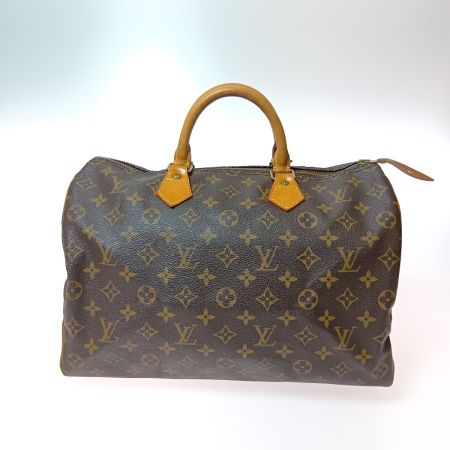  LOUIS VUITTON ルイヴィトン モノグラム スピーディ35 ボストンバッグ M41524 ブラウン
