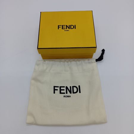  FENDI フェンディ ズッカ コンパクトウォレット 3つ折り財布 8M0395 ゴールド