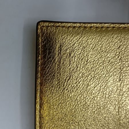  FENDI フェンディ ズッカ コンパクトウォレット 3つ折り財布 8M0395 ゴールド